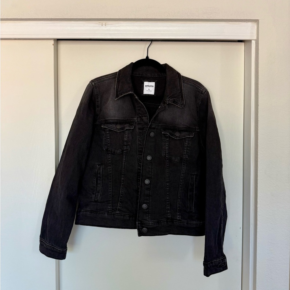 Sonoma Black Denim Jacket